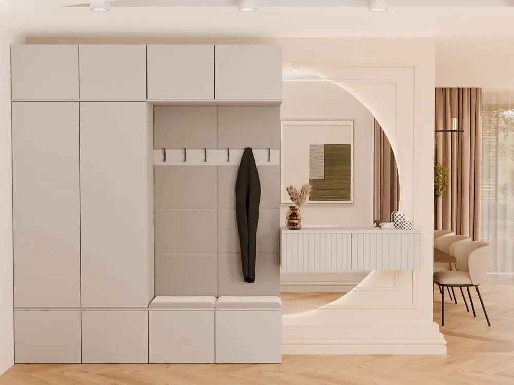 Předsíňová stěna Haga I 200 cm kašmír