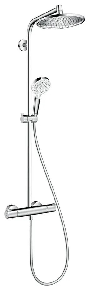 Hansgrohe Crometta S, showerpipe 240 1jet s termostatom, chróm, HAN-27267000