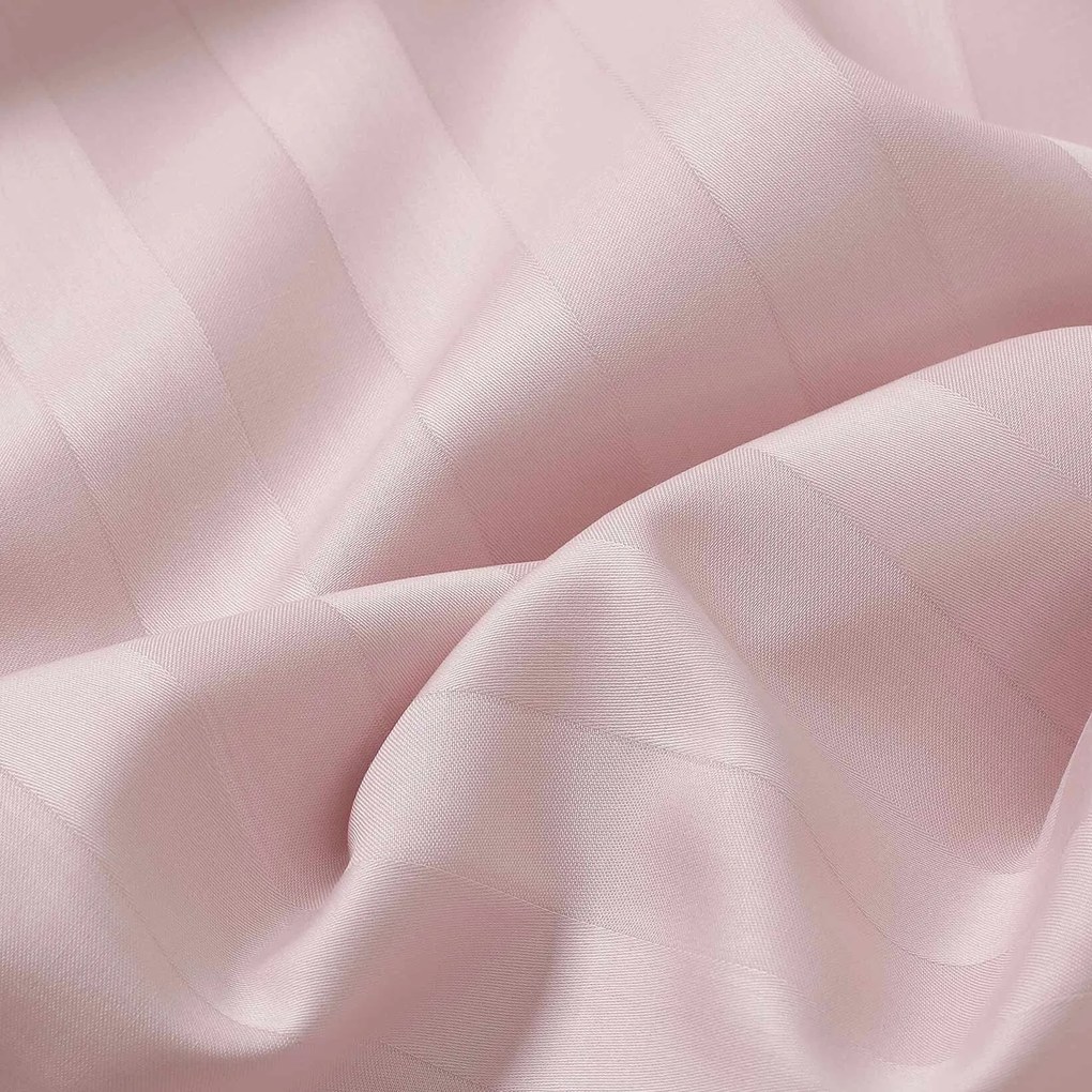 Goldea okrúhly damaškový obrus - staroružové prúžky so saténovým leskom Ø 200 cm