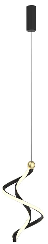 Závesné LED svietidlo Colia, 1x LED 19w, 4000k, b/g