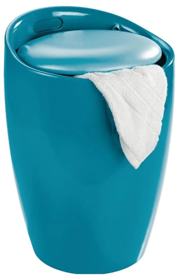 WENKO 20625100 - Stolička CANDY 36x50,5 cm tyrkysová/čierna