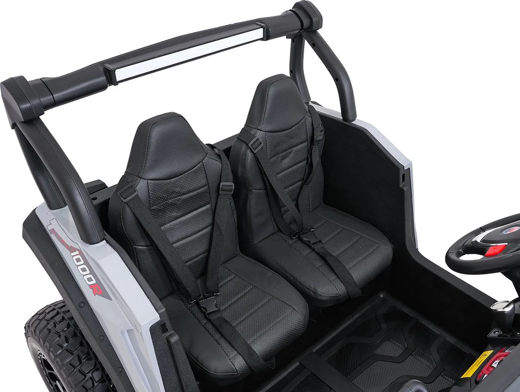 Ramiz Elektrická bugina Gravity pre deti šedá + pohon 4x4 + diaľkové ovládanie