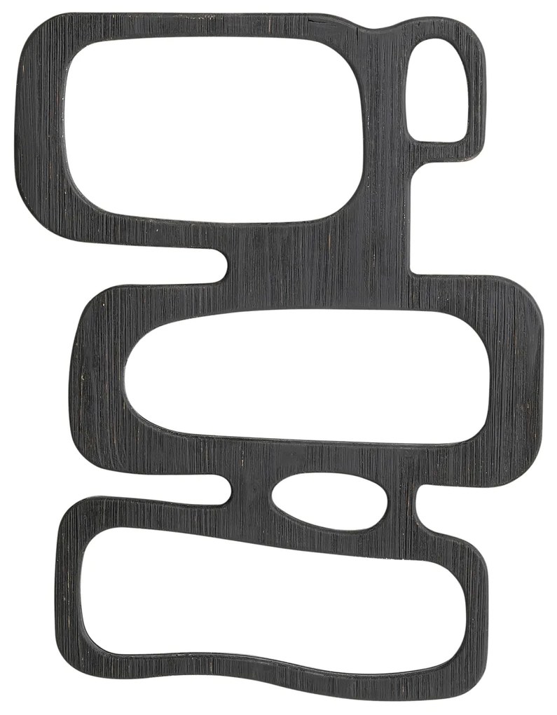 Art Shapes nástenné zrkadlo čierne 62x80 cm