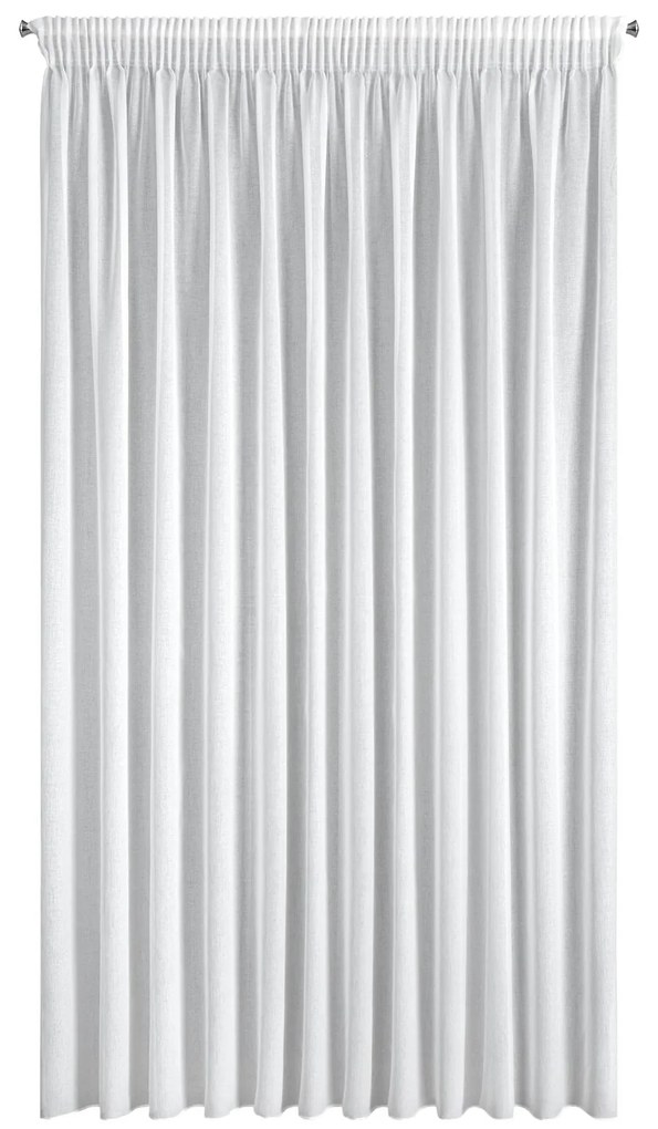 ZÁCLONA NA PÁSKE MARGO 300X270 CM BIELA