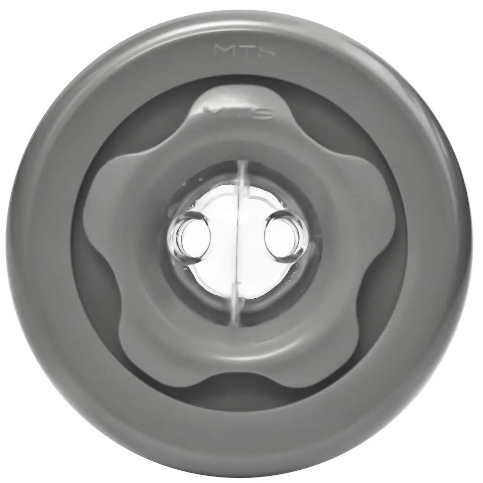 Vstupná tryska Duo 2x8mm ABS - sivá (RAL 7037)