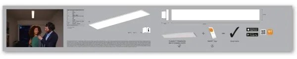 Ledvance - LED Stmievateľné stropné svietidlo SMART+ FRAMELESS LED/27W/230V Wi-Fi