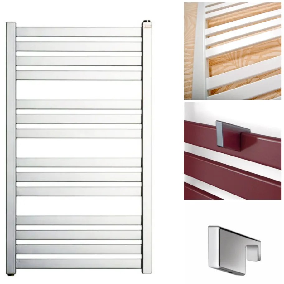 Terma Marlin 1185x530 kombinovaný radiátor Metallic Grey Z8