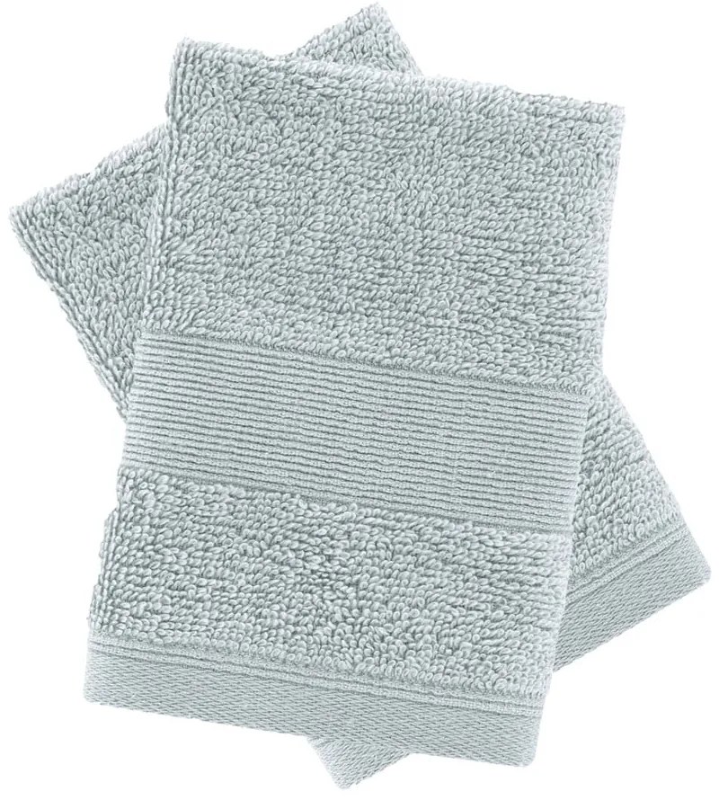 Svetlosivé froté bavlnené uteráky v súprave 2 ks 30x30 cm Anti–Bacterial – Catherine Lansfield