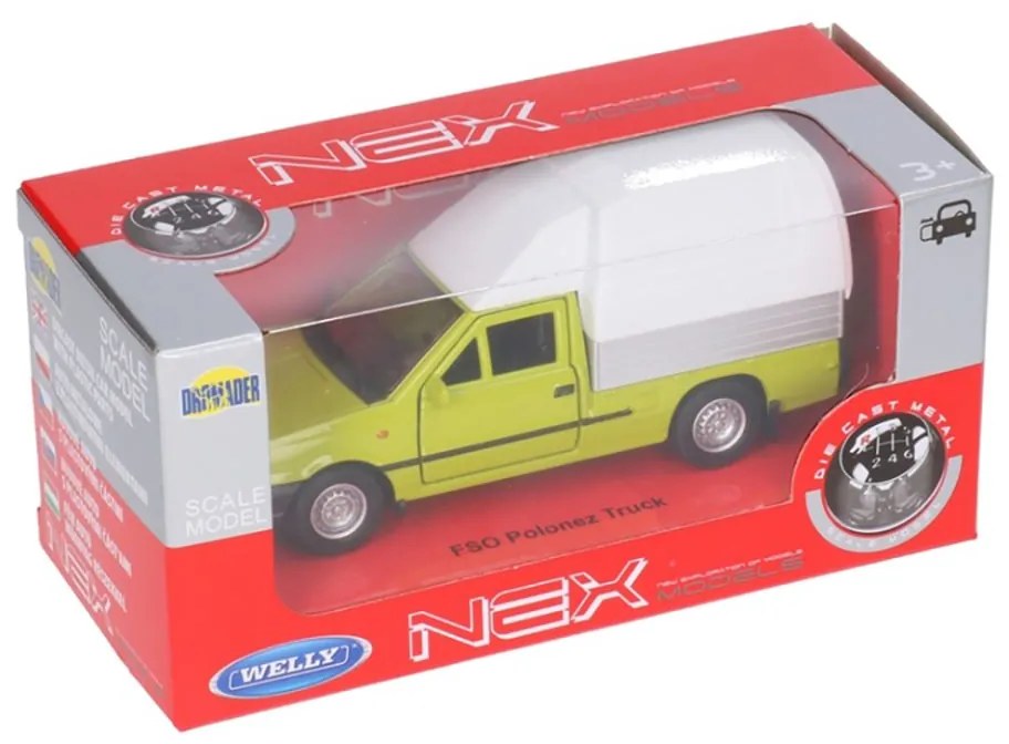 Welly Kovové autíčko FSO Polonez Truck, 1:34