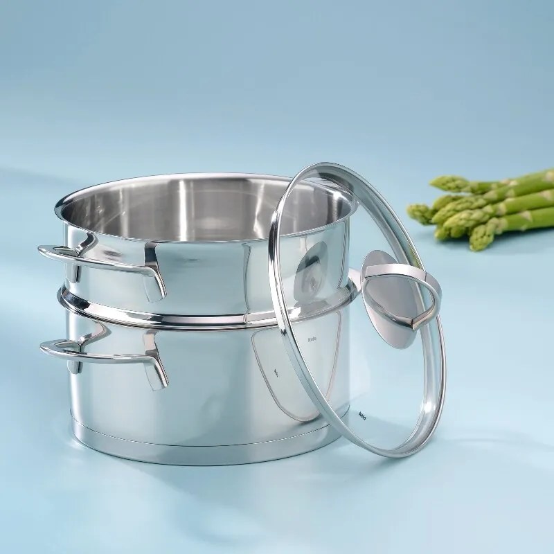 Kela Hrniec naparovací s pokrievkou nehrdz. oceľ CALIN, 20 cm