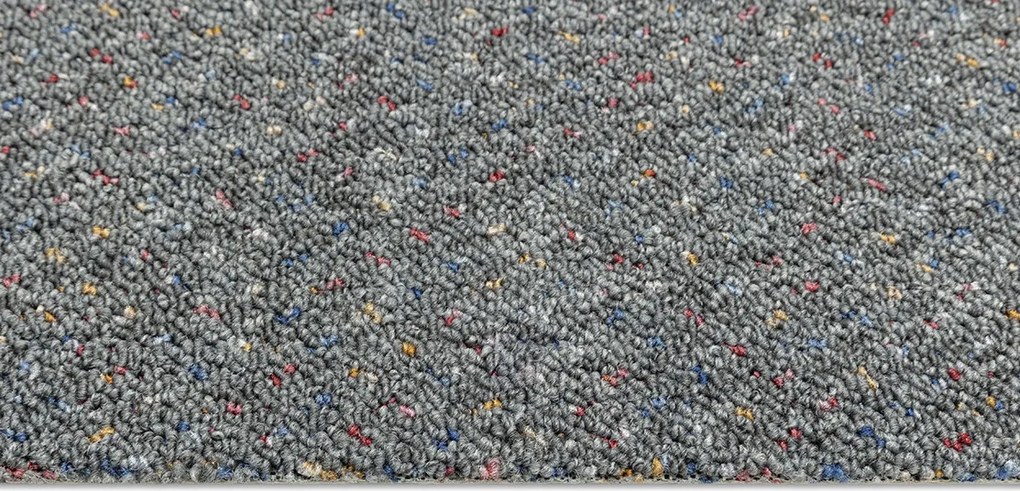 Betap, Metrážny koberec Virtuose 73, na mieru, šíře 4m, šedá, filc, chodba / predsieň