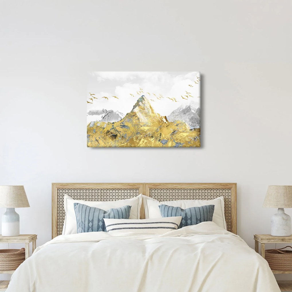 Obraz - Zlatá hora (90x60 cm)
