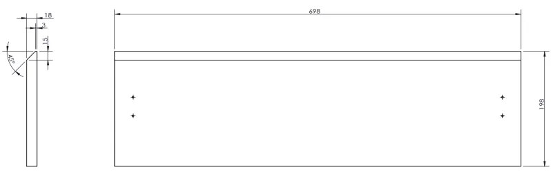 Mexen Orio, kúpeľňová skrinka 70 cm s hornou časťou, 1 zásuvka, biela matná, 91A10-07023-1-BFC01