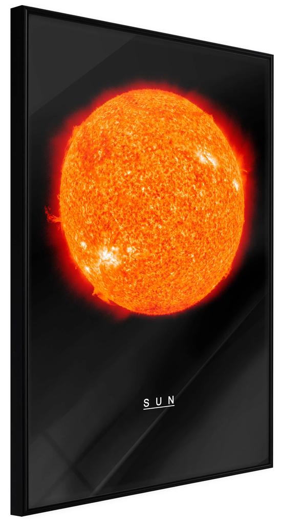 Artgeist Plagát - Sun [Poster] Veľkosť: 20x30, Verzia: Zlatý rám