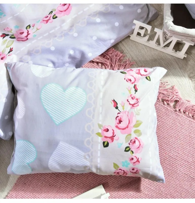 Bavlnené obliečky Ariela farebné EMI, Paplón 140x200