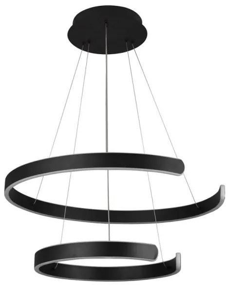 LED Stmievateľný luster na lanku LED/120W/230V 3000-6500K + diaľkové ovládanie