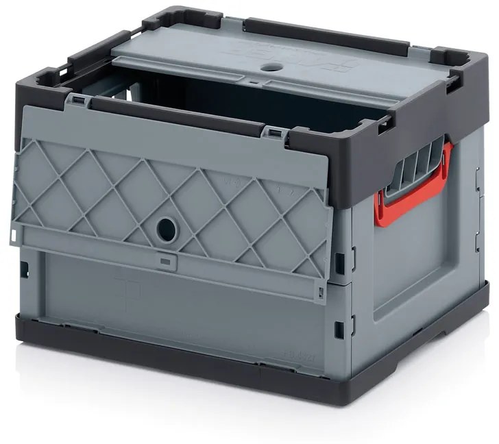 Skladacia prepravka s vekom, 400 x 300 x 270 mm