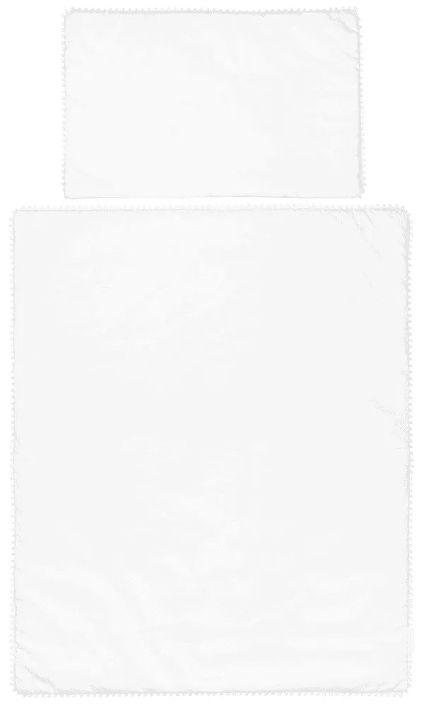 Sada do postýlek s krajkou bílá 50x65cm