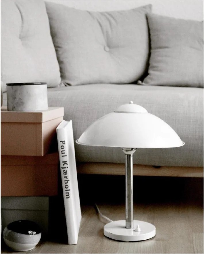 Podnožka so sivým poťahom Karup Design Senza Natural/Grey