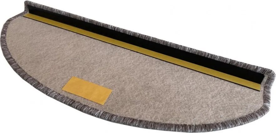 DOPREDAJ: 28x65 půlkruh cm Nášlapy na schody Toledo béžové půlkruh, samolepící - 28x65 polkruh (rozmer vrátane ohybu) Vopi