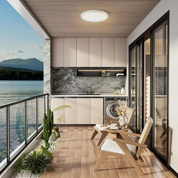 Brilagi - LED Kúpeľňové svietidlo ULTRA SLIM LED/18W/230V pr. 30 cm biela IP54