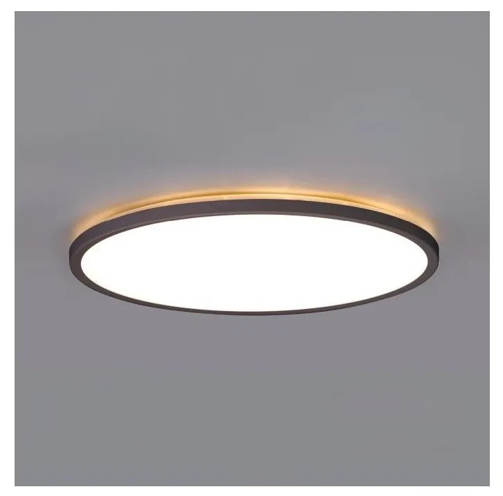 LED kúpeľňové svietidlo NIVERA LED/18W/230V IP54 pr. 30 cm čierne + DO