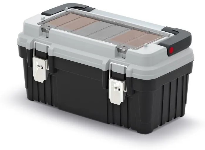 Kufor na náradie OPTIMMAX III čierno-sivý