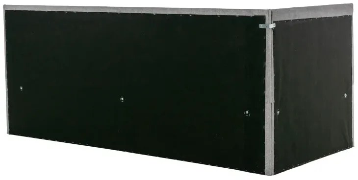 Posteľ Leo s čelami, 200x90, Ľavá, sivá (a55, 90cm, deska/ella, noha e)