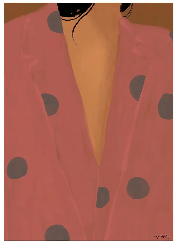 THE POSTER CLUB Autorský plagát Dressed by Sandra Blomén Maschinsky 30 x 40 cm