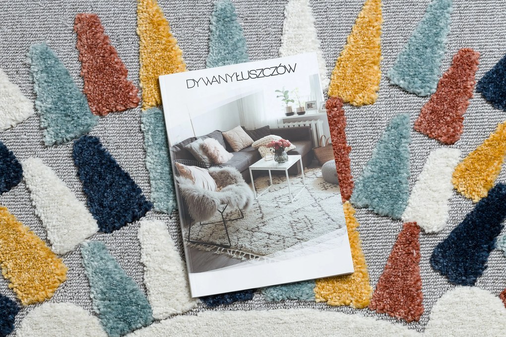 Koberec YOYO GD73 sivo / biely - Ježko