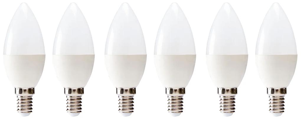 LIVARNO home LED žiarovka GU10/E27/E14, 6 kusov (sviečka E14) (100356465)