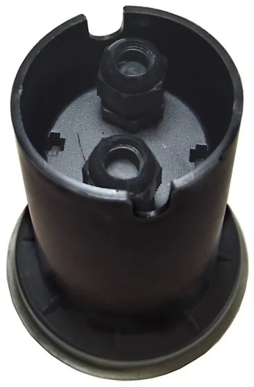 Vonkajšie nájazdové svietidlo 1xGU10/35W/230V IP67 matný chróm