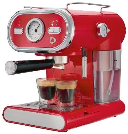 Silvercrest®  Kávovar Retro 1973 Semc 1100 A1/Soemc 1100 A1, červená (červená 1973)  (100393785)