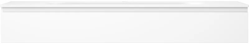 Mexen Orio, kúpeľňová skrinka 160 cm s umývadlom Vela, 1 zásuvka, biela matná, 91A10-16023-1-BF01-W23M01