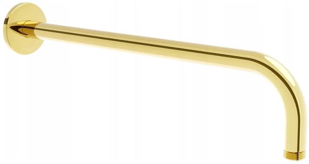 Mexen KAI, podomietkové rameno 40cm + sprchová hlavica 30cm, zlatá, 79230-50 + 79211-50