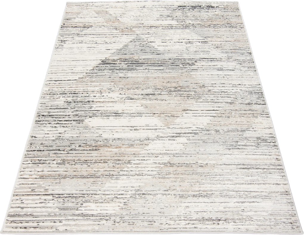 TA Koberec G501A WHITE/D_VIZON PORTLAND HIM Biely Obdĺžnikový Rozmer: 80x150 cm