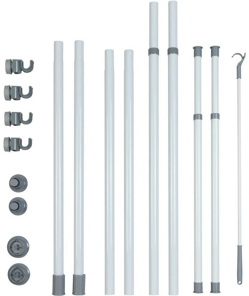 Wenko Teleskopické vešiaky Hercules Basic, biele