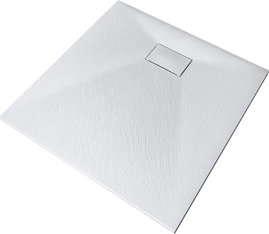 Besco Štvorcová sprchová vanička z SMC kompozitu VEXO SQ 80x80 (90x90) BESCO-Rozmery: 80x80