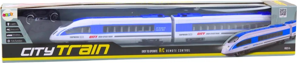 LEAN Toys Diaľkovo ovládané vlakové RC svetlá biele 65 cm