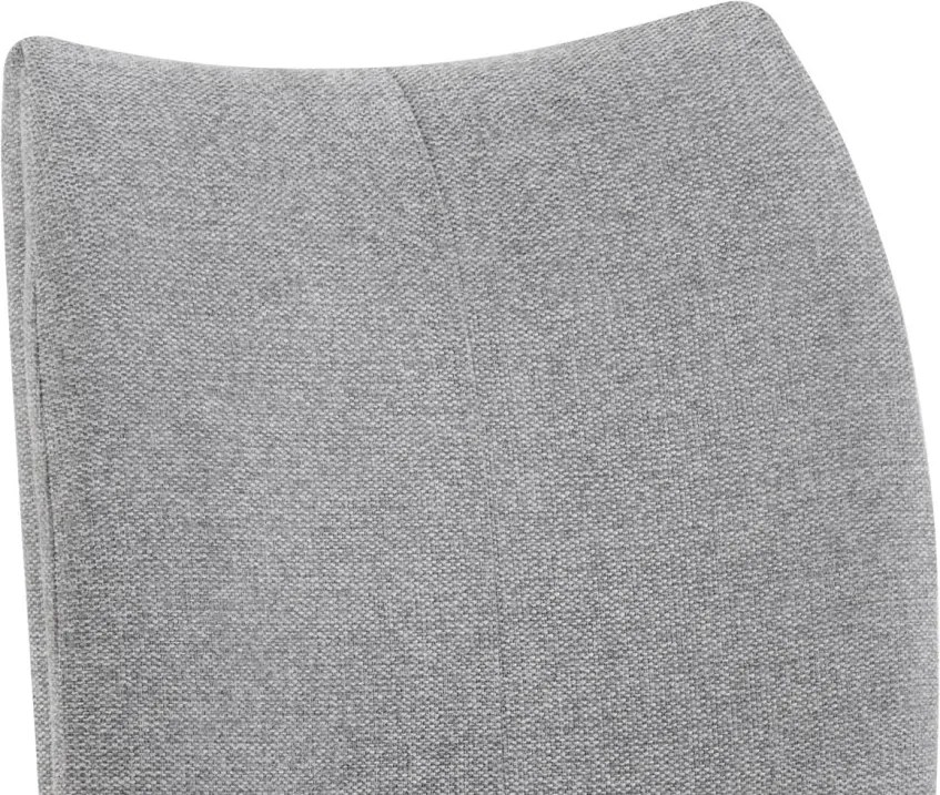 Otočná jedálenská stolička Kassandra, holubia šedá tkanina