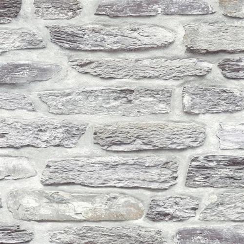 Vliesové tapety na stenu IL DECORO 36478-2, rozmer 10,05 m x 0,53 m, kamenná stena svetlo sivá, A.S.Création