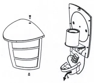 Eglo 93407 - Vonkajšie nástenné svietidlo ALORIA 1xE27/60W/230V IP44