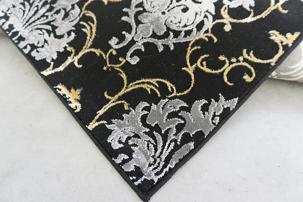 Berfin Dywany Kusový koberec Elite 23282 Black Gold - 280x370 cm