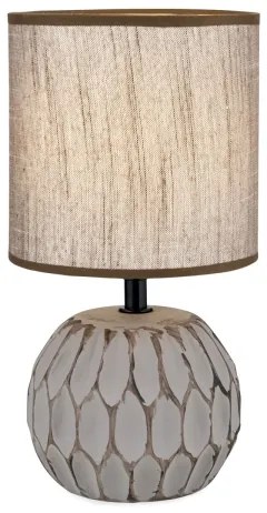 Orion LA 4-1224/1 - Stolná lampa PINIA 1xE14/25W/230V keramika béžová/šedá