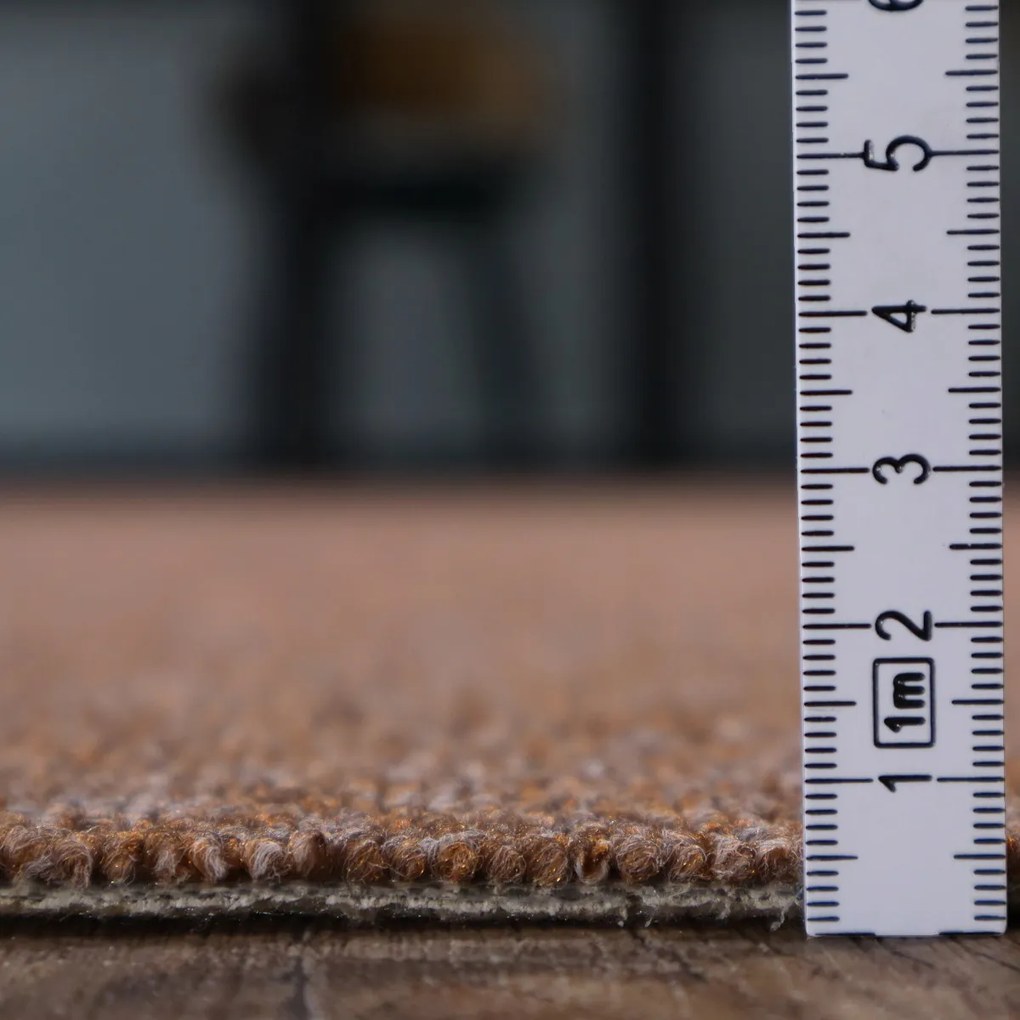 Condor Carpets, Metrážny koberec Rambo-Bet 60, na mieru, šíře 2m,4m, hnedá, filc, kuchyňa
