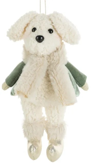 Vianočná dekorácia CHRISTMAS 559 krémová