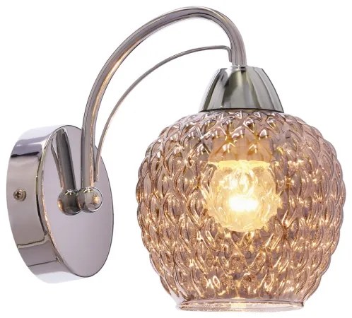 Nástenná lampa TOBIAS 1xE27/40W/230V lesklý chróm