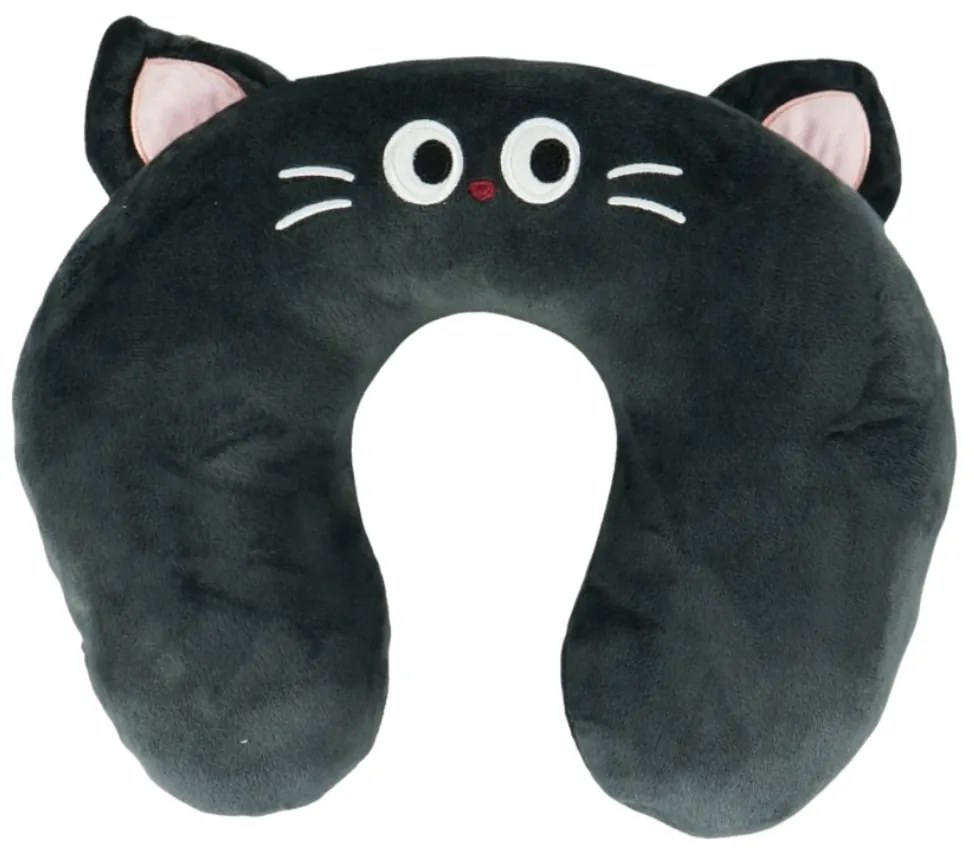 Cestovný vankúšik TRAVEL FRIENDS 33x25 cm plyšový - viac farieb Farba: Béžová