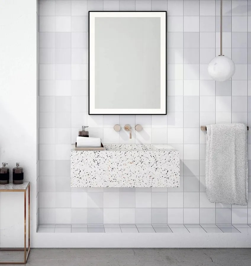 Sapho Sapho, GANO zrkadlo s LED osvetlením 60x80cm, čierna