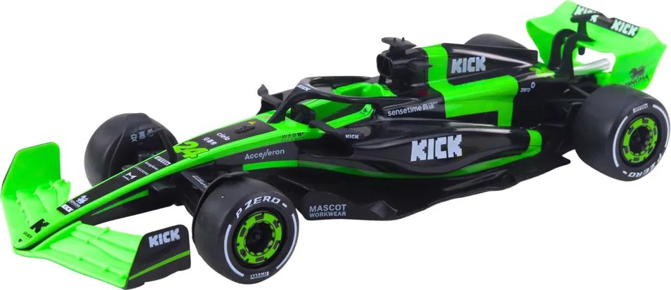 Double E Diaľkovo ovládané RC pretekárske auto Sauber F1 C44 čierno-zelené 1:16